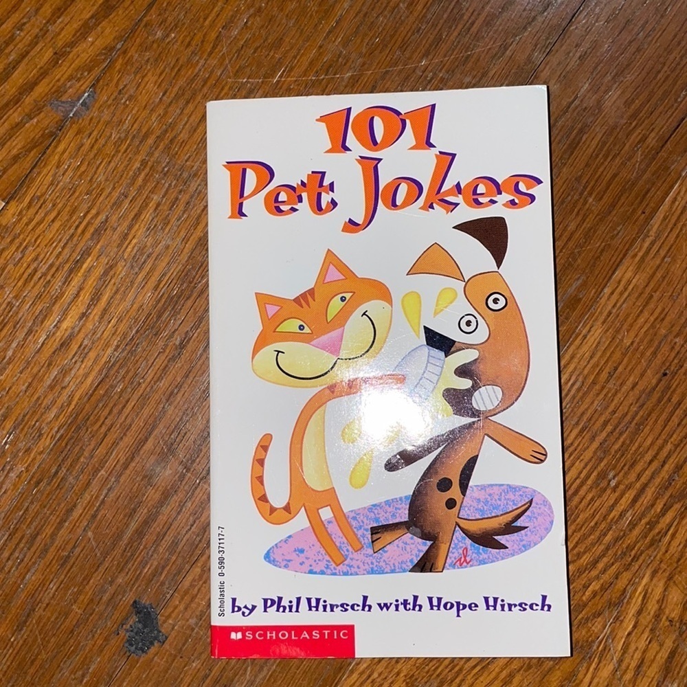 Pet jokes book kids funny laugh happiness